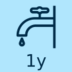 1 year badge for Computing for Clean Water